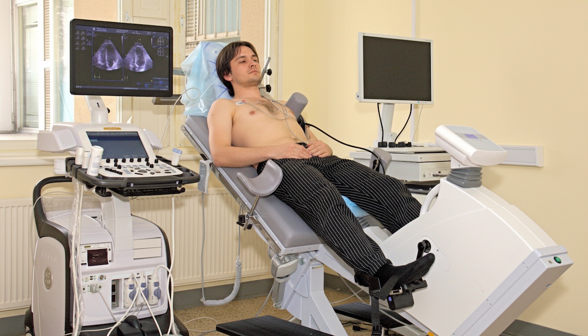 Стресс ЭХО-КГ с физической нагрузкой (горизонтальный велоэргометр)