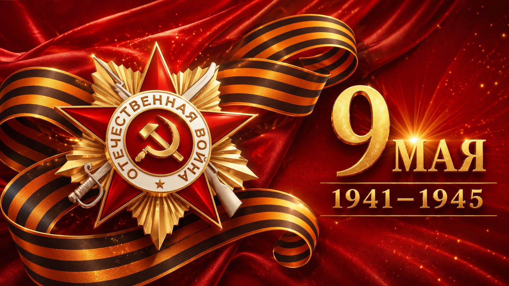 С Днём Великой Победы — 9 Мая!